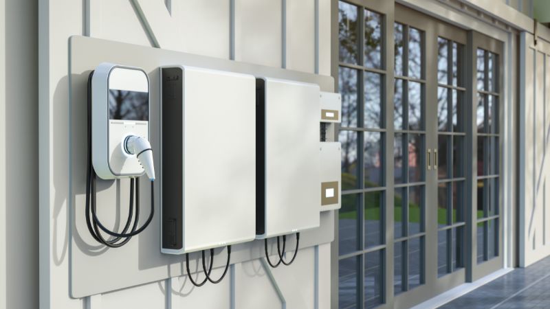 modern solar on home
