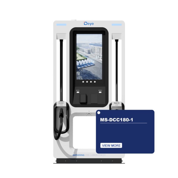 High-efficiency Deye electric vehicle charging station with smart technology for fast EV charging solutions. Ideal for sustainable energy and renewable power integration.