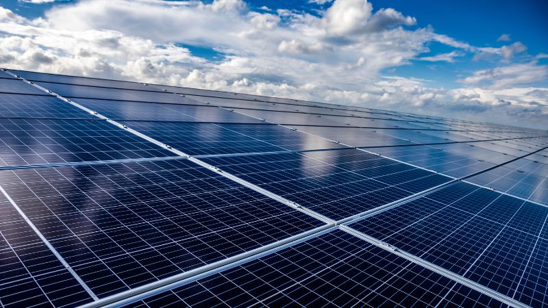 High-efficiency solar panels for renewable energy solutions by Deepblue.