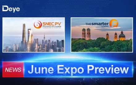 Deye June Exhibitons Preview: Meet Us in Shanghai & Munich