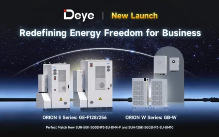 Deye Launches New-Gen C&I ESS Solutions, Building a Comprehensive Smart Energy Service Ecosystem