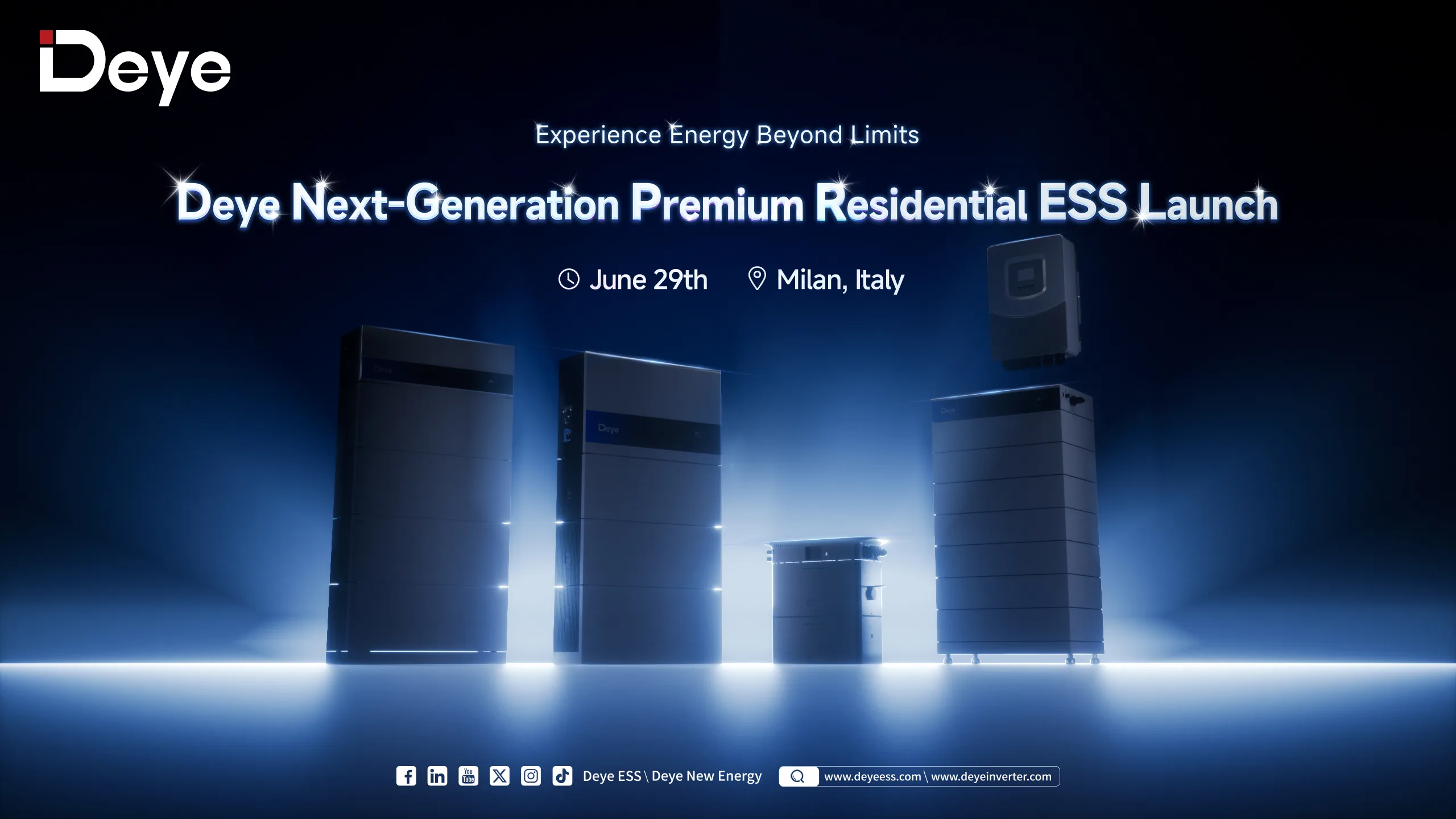 Deye Next-Generation Premium Residential ESS Launch