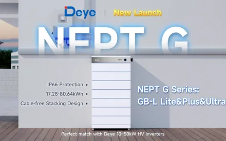 Deye NEPT G GB-L Series High-Voltage Residential ESS – Redefine Worry-Free Clean Energy Storage