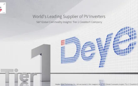 Deye Named to S&P Global’s Inaugural Tier 1 Cleantech Companies List