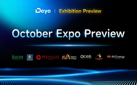 Meet Deye at Seven Exhibitions Around the World This October
