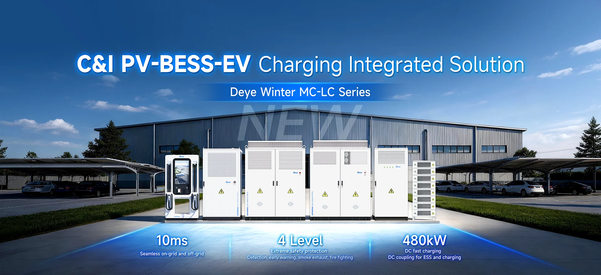 C&I PV-BESS-EV Charging Intergrated Solution