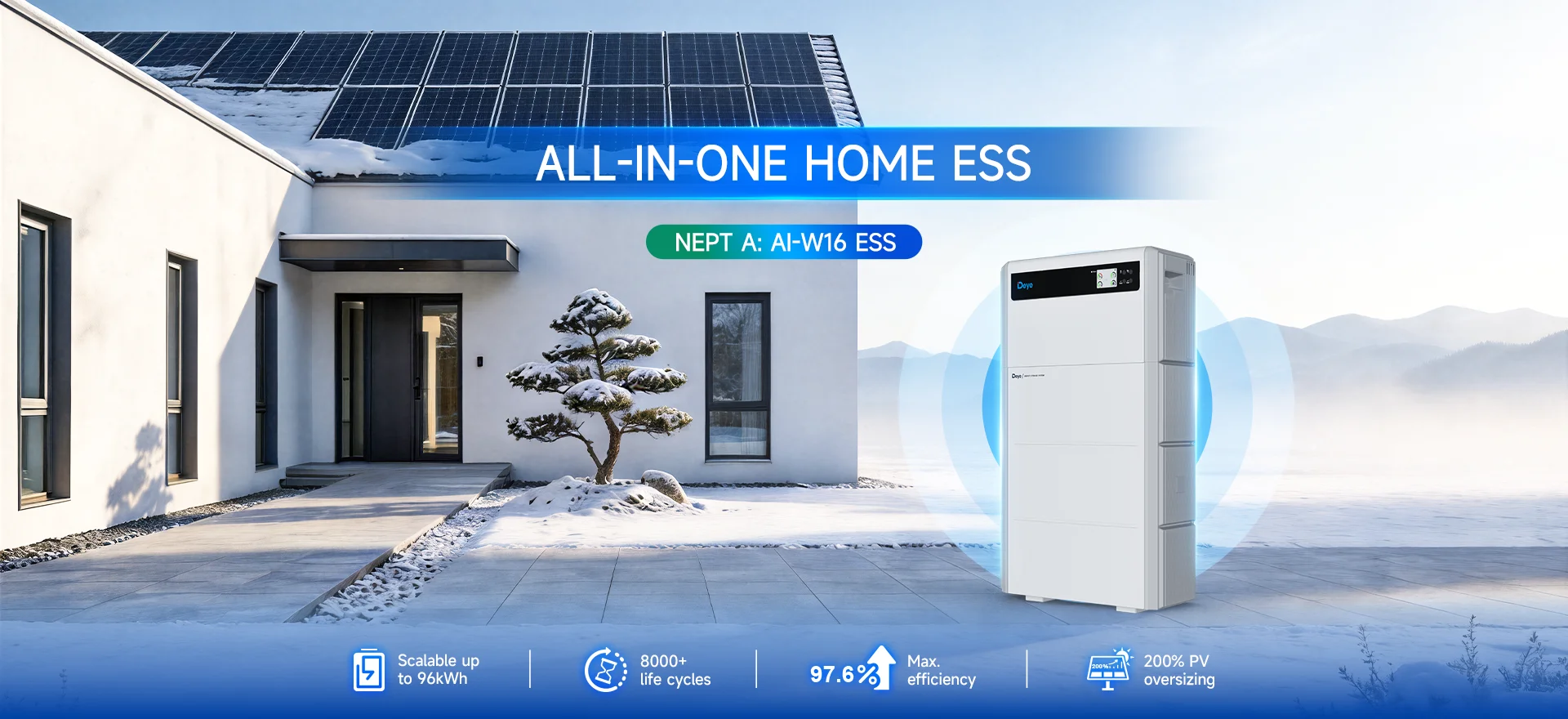 All-in-one Home ESS NEPT A: AI-W16 ES