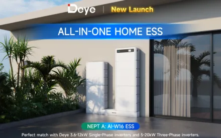 Deye Unveils All-New All-in-One Stackable Residential Energy Storage System, Redefining Home Energy Independence