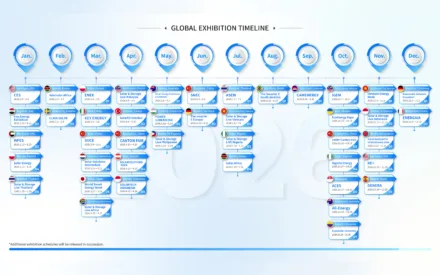 Deye 2026 Global Exhibition Schedule