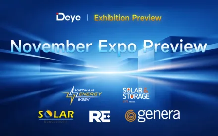 Deye ESS November 2026 Exhibition Preview: Connect with Us on Energy Storage